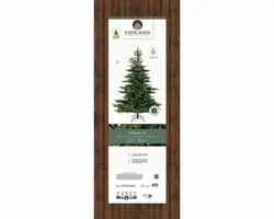 Everlands Grandis fir grote kunstkerstboom groen 240cm - afbeelding 8