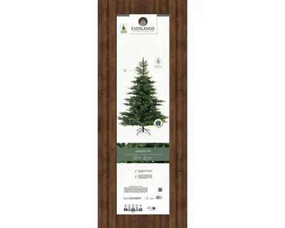 Everlands Grandis fir grote kunstkerstboom groen 270cm - afbeelding 8