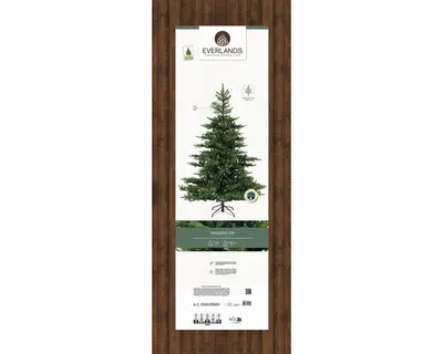 Everlands Grandis fir grote kunstkerstboom groen 300cm - afbeelding 8