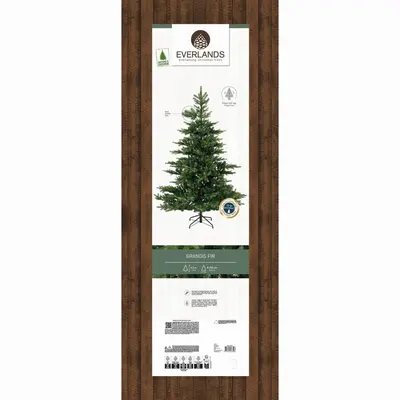 Everlands Grandis fir grote kunstkerstboom groen 450cm - afbeelding 6