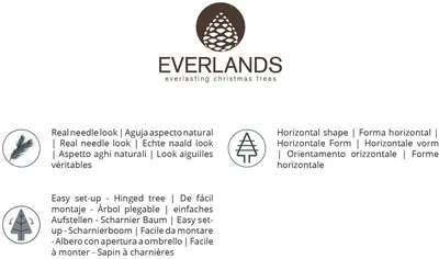 Everlands Grandis fir grote kunstkerstboom groen 450cm - afbeelding 7
