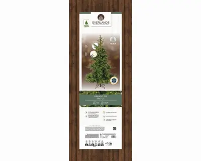 Everlands Grandis fir grote verlichte kunstkerstboom groen 240cm, 700 lampjes - afbeelding 8