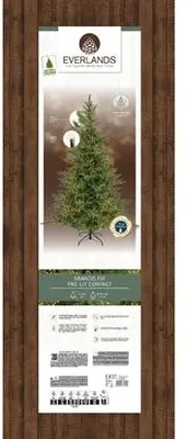 Everlands Grandis fir grote verlichte kunstkerstboom groen 240cm, 5200 lampjes - afbeelding 3