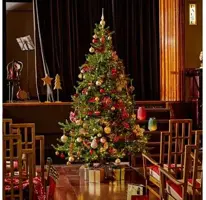 Everlands Grandis fir grote verlichte kunstkerstboom groen 240cm, 700 lampjes - afbeelding 6