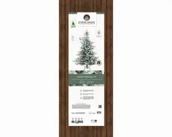 Everlands Grandis fir kunstkerstboom besneeuwd groen 180cm - afbeelding 7