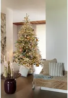 Everlands Grandis fir kunstkerstboom besneeuwd groen 180cm - afbeelding 4