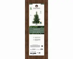 Everlands Grandis fir kunstkerstboom groen 150cm - afbeelding 6
