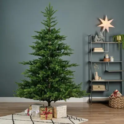 Everlands Grandis fir kunstkerstboom groen 150cm - afbeelding 4