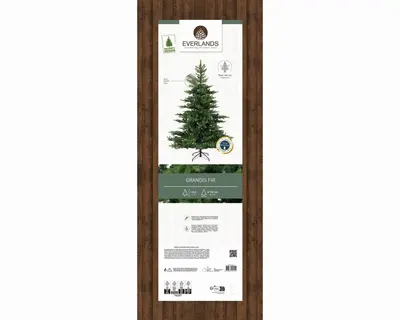 Everlands Grandis fir kunstkerstboom groen 180cm - afbeelding 10