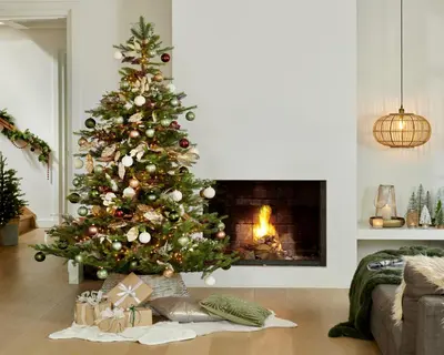 Everlands Grandis fir kunstkerstboom groen 210cm - afbeelding 12