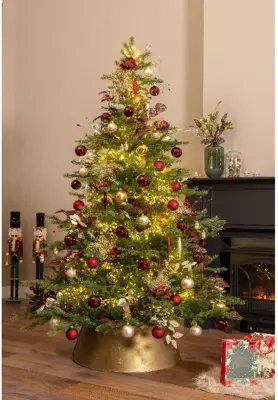 Everlands Grandis fir kunstkerstboom groen 210cm - afbeelding 3