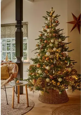 Everlands Grandis fir kunstkerstboom groen 210cm - afbeelding 5
