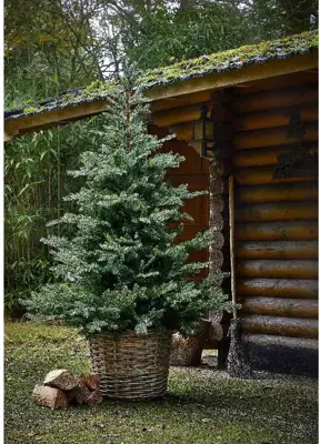 Everlands Grandis fir kunstkerstboom groen 210cm - afbeelding 7