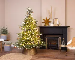 Everlands Grandis fir kunstkerstboom groen 210cm - afbeelding 4