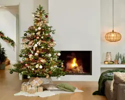 Everlands Grandis fir kunstkerstboom groen 210cm - afbeelding 6