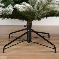 Everlands Grandis Fir verlichte kunstkerstboom besneeuwd groen 180cm, 400 lampjes - afbeelding 6