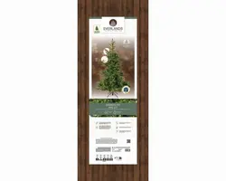 Everlands Grandis fir verlichte kunstkerstboom groen 210cm, 550 lampjes - afbeelding 8
