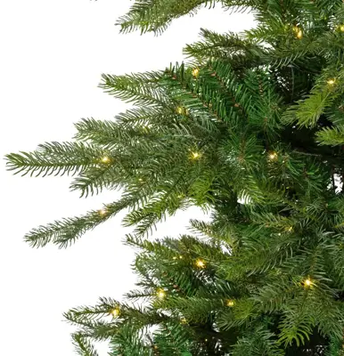 Everlands Grandis fir verlichte kunstkerstboom groen 210cm, 550 lampjes - afbeelding 6