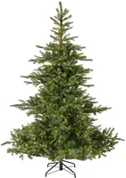 Everlands Grandis fir verlichte kunstkerstboom groen 210cm, 550 lampjes - afbeelding 1