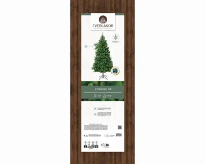 Everlands Kenmore fir kunstkerstboom groen 180cm - afbeelding 6
