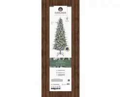 Everlands Killington fir grote kunstkerstboom besneeuwd groen 240cm - afbeelding 6