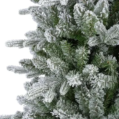 Everlands Killington fir grote kunstkerstboom besneeuwd groen 240cm - afbeelding 3