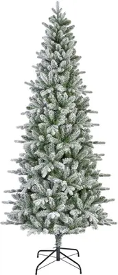 Everlands Killington fir grote kunstkerstboom besneeuwd groen 240cm - afbeelding 1