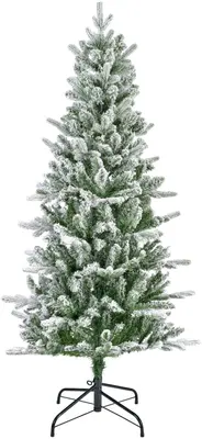 Everlands Killington fir kunstkerstboom besneeuwd groen 150cm - afbeelding 1