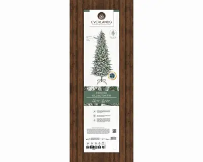 Everlands Killington fir kunstkerstboom besneeuwd groen 180cm - afbeelding 2
