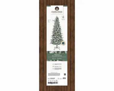 Everlands Killington fir kunstkerstboom besneeuwd groen 210cm - afbeelding 6