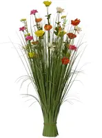 Everlands kunstboeket gras 40cm multi - afbeelding 1