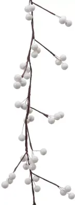 Everlands kunsttak bessen 130cm wit - afbeelding 1