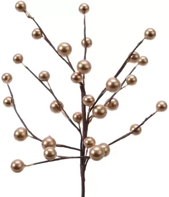 Everlands kunsttak bessen 26cm goud - afbeelding 1