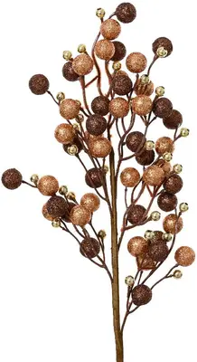 Everlands kunsttak bessen 60cm bruin - afbeelding 1
