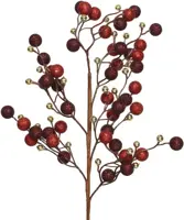 Everlands kunsttak bessen 60cm rood - afbeelding 1