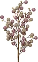 Everlands kunsttak bessen 60cm roze - afbeelding 1