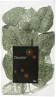 Everlands kunsttak blad 36cm matcha groen 10 stuks - afbeelding 2