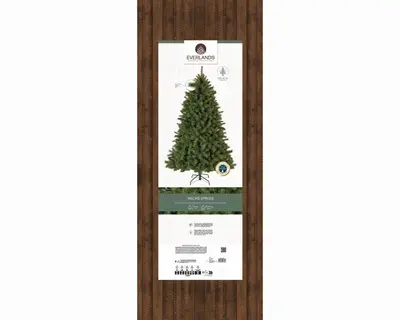 Everlands Malmo spruce grote kunstkerstboom groen 240cm - afbeelding 5