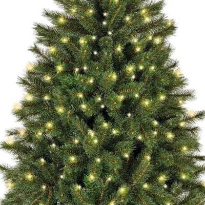 Everlands Malmo spruce grote verlichte kunstkerstboom 210cm, 440 lampjes - afbeelding 2