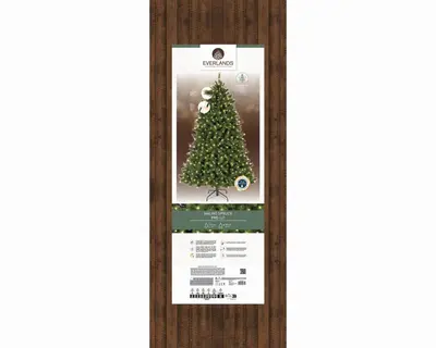 Everlands Malmo spruce grote verlichte kunstkerstboom groen 240cm, 540 lampjes - afbeelding 2