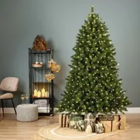 Everlands Malmo spruce grote verlichte kunstkerstboom groen 240cm, 540 lampjes - afbeelding 5