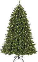 Everlands Malmo spruce verlichte kunstkerstboom groen 180cm, 320 lampjes - afbeelding 1