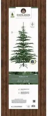 Everlands Nobilis fir kunstkerstboom groen 210cm - afbeelding 2