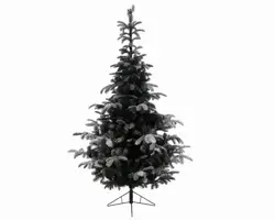 Everlands Nordmann fir grote kunstkerstboom besneeuwd groen 360cm - afbeelding 1