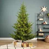 Everlands Norway grote verlichte kunstkerstboom groen 240cm, 1100 lampjes - afbeelding 5