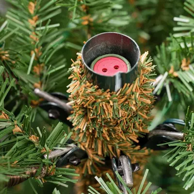Everlands Norway grote verlichte kunstkerstboom groen 240cm, 1100 lampjes - afbeelding 5