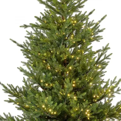 Everlands Norway grote verlichte kunstkerstboom groen 270cm, 1200 lampjes - afbeelding 2