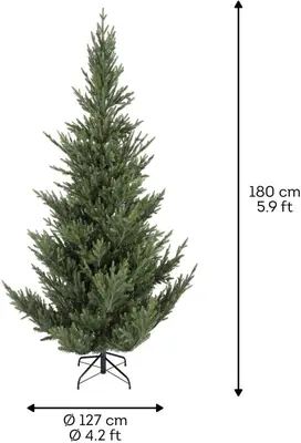 Everlands Norway spruce kunstkerstboom groen 180cm - afbeelding 4
