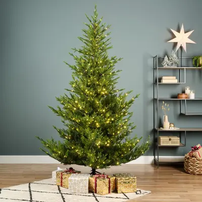 Everlands Norway verlichte kunstkerstboom groen 180cm, 700 lampjes - afbeelding 6