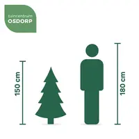Everlands Pencil kunstkerstboom groen 150cm - afbeelding 8